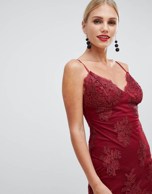 City Goddess – midiklänning i spets med uddkant, 3 av 4