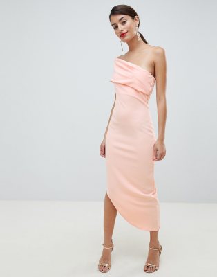 asos asymmetric one shoulder dress