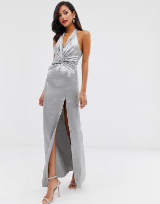 satin maxi dress asos