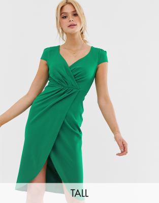 goddess wrap dress