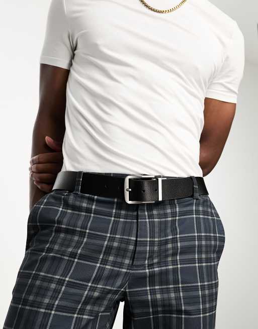CK Jeans reversible belt in black