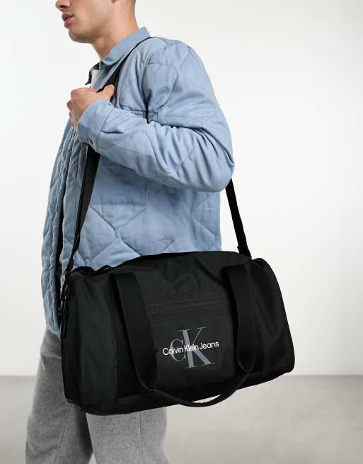 CK Jeans sport essential duffle bag in black