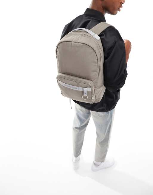 CK Jeans ultralight campus backpack in grey ASOS