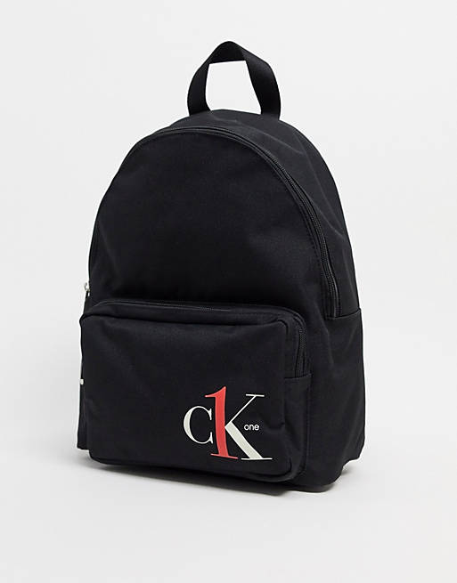 CK One campus backpack in black | ASOS
