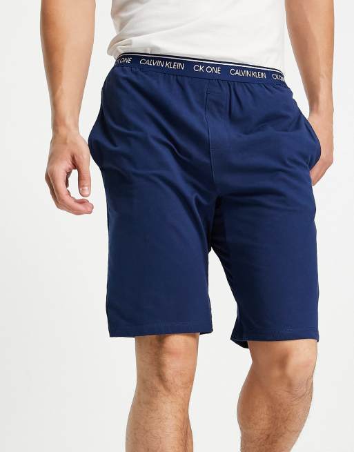 CK One sleep shorts in blue ASOS