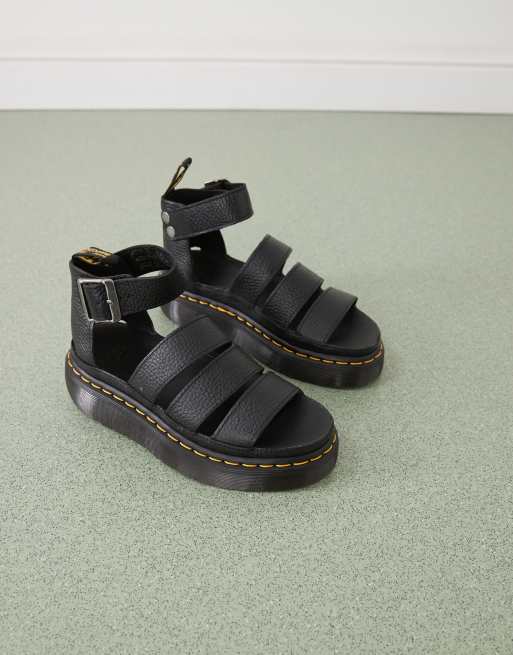 Clarissa ll quad chunky sandaler i sort fra Dr Martens, 2 af 4