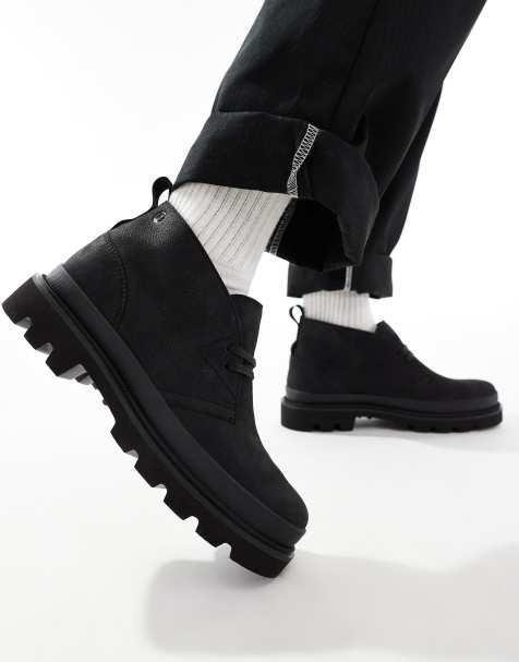 Clarks Badell Desert boots in black - view 1