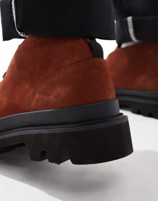Clarks – Badell Desert – Buty w kolorze kasztanowym, 3 z 4