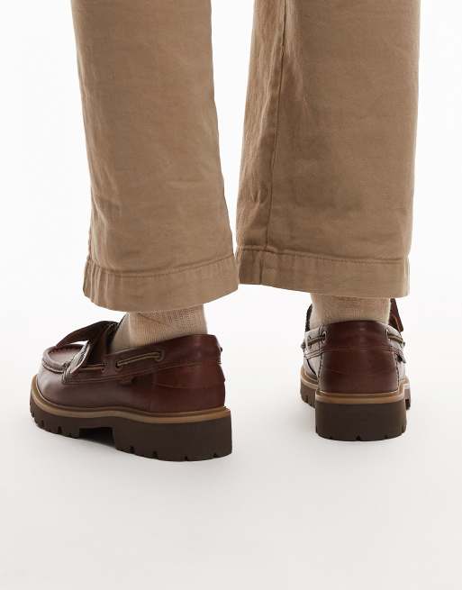 Clarks - Cleyhill - Brune sejlersko i læder, 2 af 4