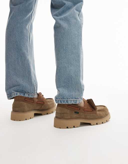 Clarks Cleyhill Seam shoes in dark sand suede, 2 of 4