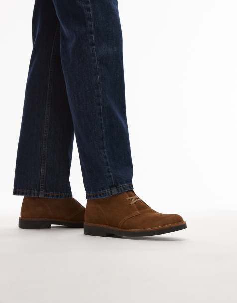 Clarks Desert EVO boot in cola brown suede - view 1