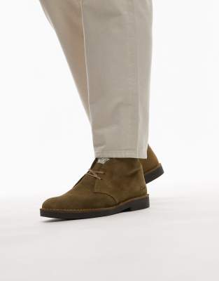  Desert EVO boot in olive green suede