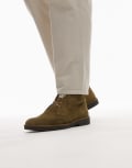 [Clarks] Clarks desert evo boots in olive green suede 43 GREEN