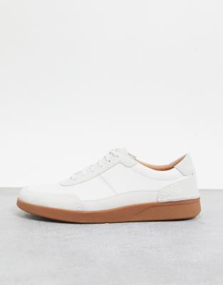 clarks white sneakers