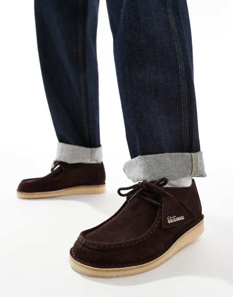 Clarks Original - Desert Nomads - Mørkebrune sko - view 1