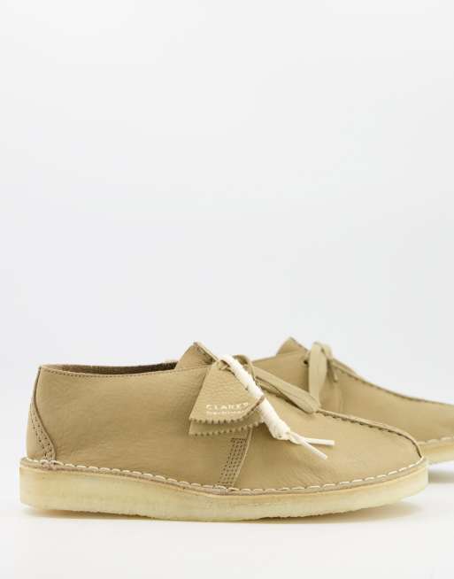 Clarks Originals - Bottines chukka style randonnée en nubuck - Beige