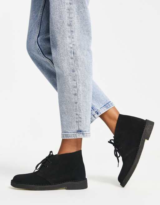 Clarks ladies hot sale suede boots