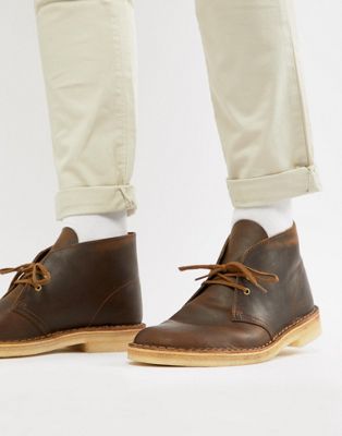 clark desert boots beeswax