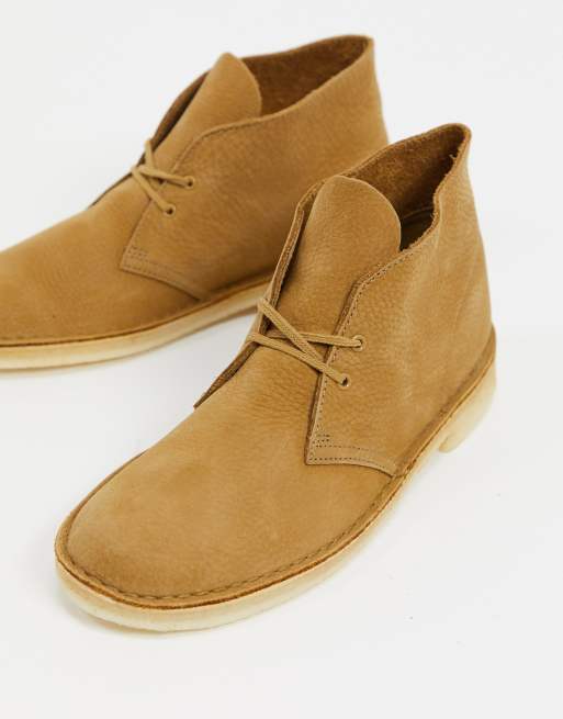 Beige clarks best sale desert boots