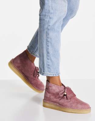 clarks originals pink