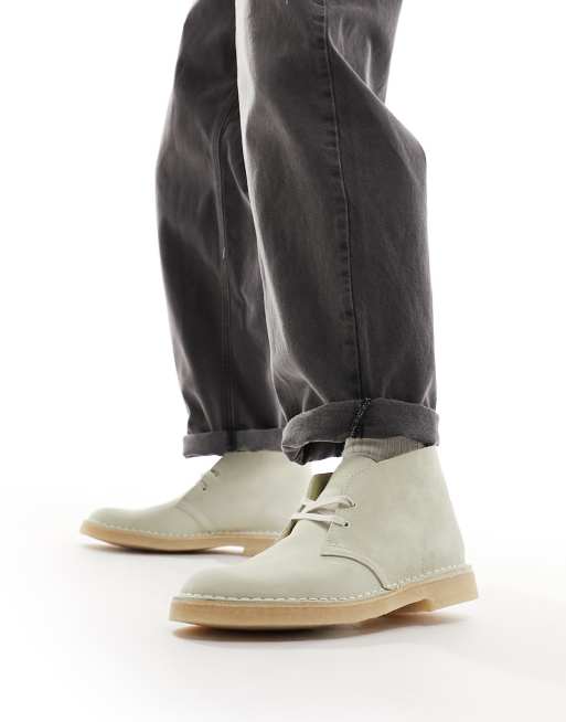 Clarks clearance white boots