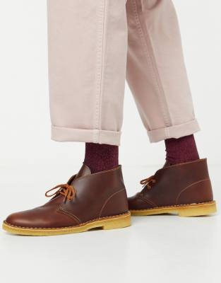 clarks originals leather desert boots