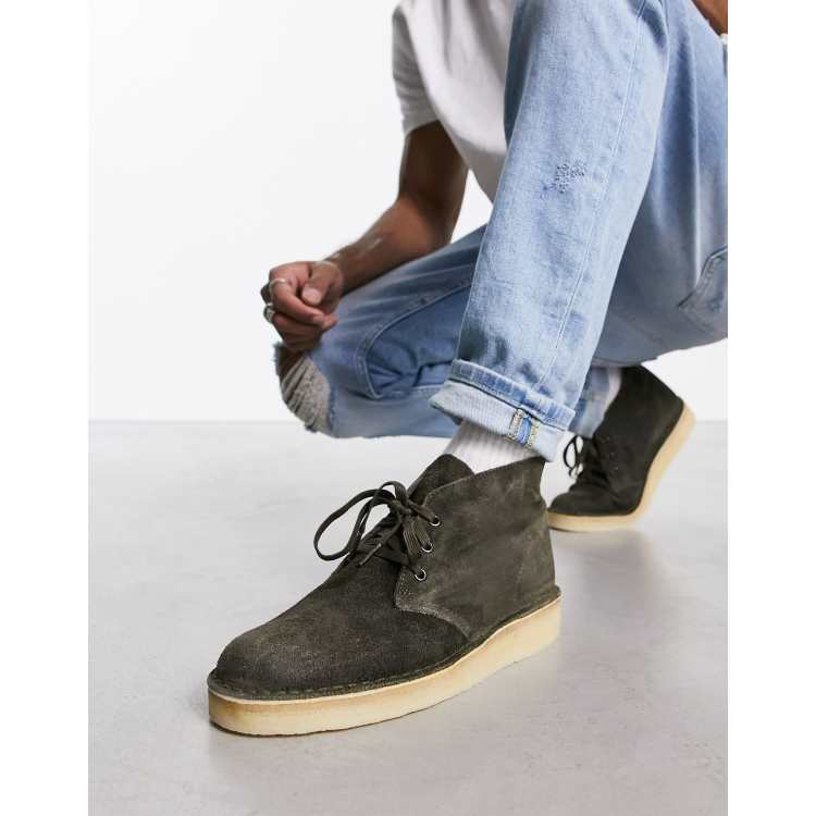 Clarks desert shop london on feet