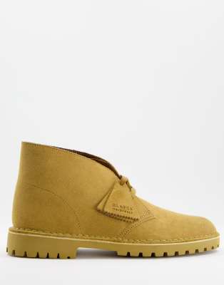 Clarks Originals Clarks Originals Desert rock in oakmoss suede-Brown