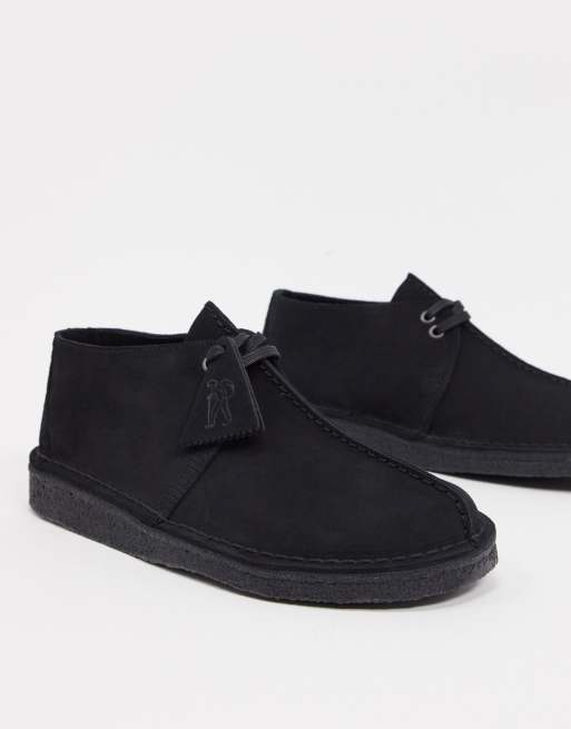 Clarks Originals desert trek black suede