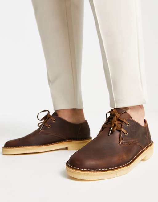 Clarks Originals desert trek boots in beeswax