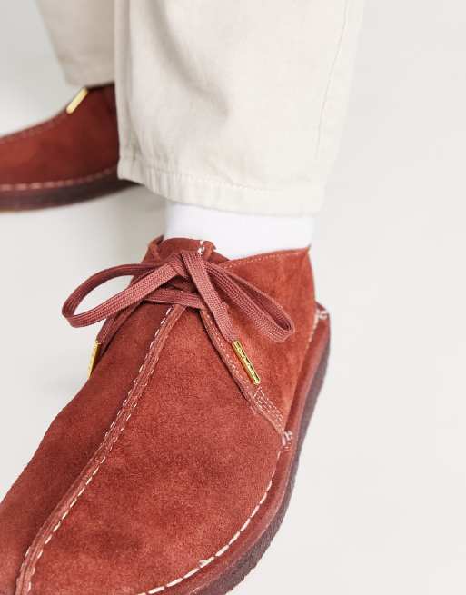 Clarks desert trek outlet burgundy