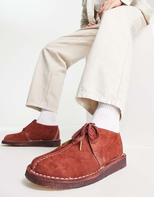 Clarks desert outlet trek burgundy