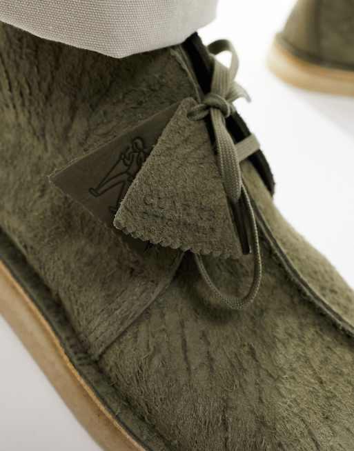 Clarks desert trek green new arrivals