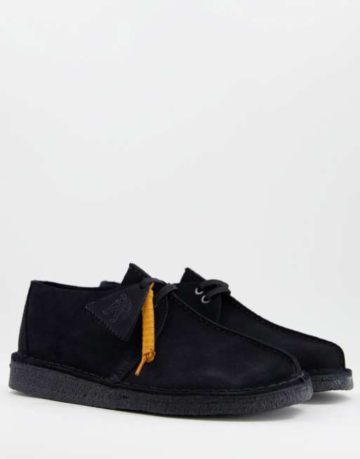 Clarks Originals desert trek in black suede