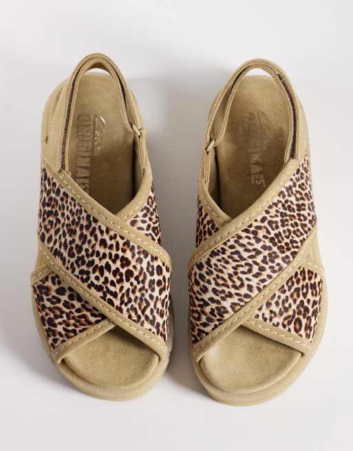 Clarks Originals - Meare Cross - Sandali leopardati, 2 di 4