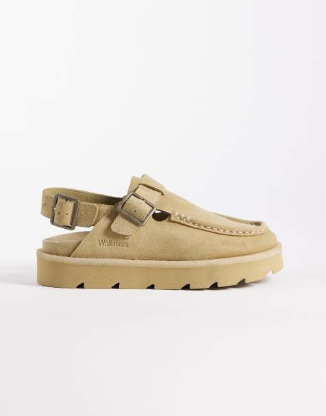 Clarks Originals - Meare Easy - Ahornfarvede sko i ruskind - view 1