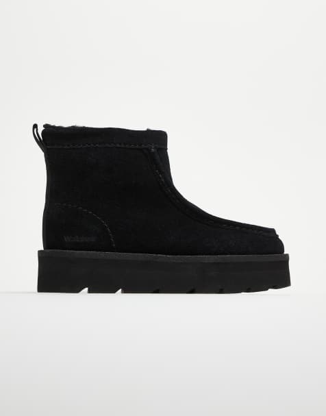 Clarks Originals Meare Rooey in black suede - view 1