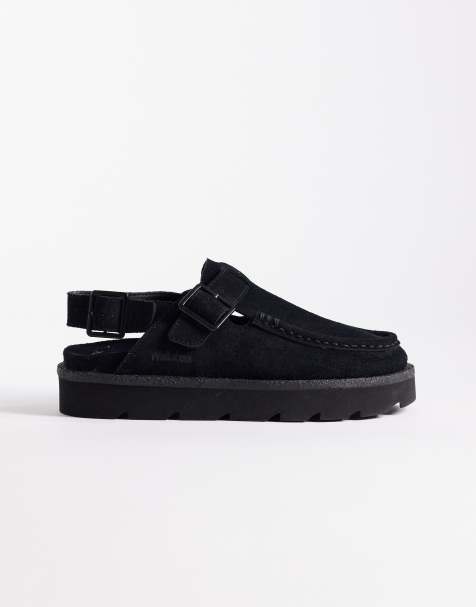 Clarks Originals – Meare – Svarta, enkla skor i mocka - view 1