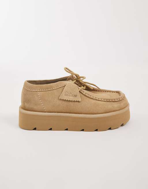 Clarks Originals – Meare Walla – Sandfärgade mockaskor, 2 av 4