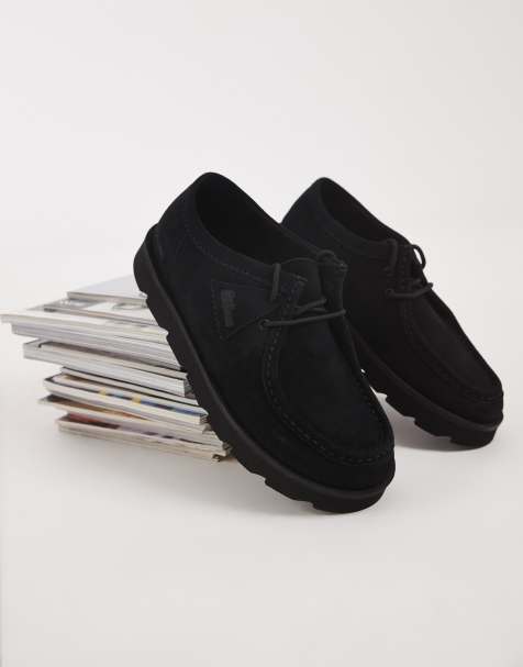 Clarks Originals Meare Walla Schuhe aus schwarzem Wildleder - view 1