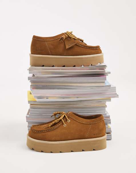 Clarks Originals Meare Walla shoes in bronze suede - view 1