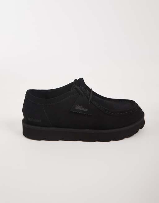 Clarks Originals Meare Walla sko i sort ruskind, 2 af 4