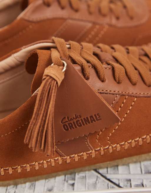 Clarks Originals Tor Low chaussures en daim gingembre, 3 de 4