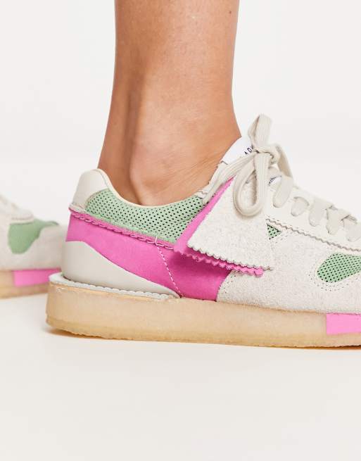 Clarks store sneakers pink