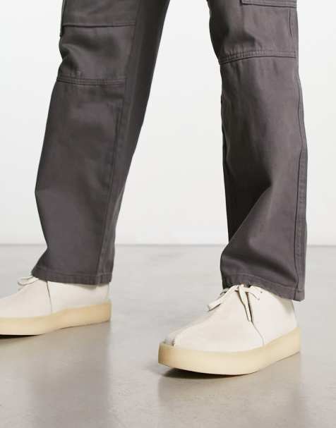 Clarks Originals - Trek Cup - Schoenen in wit suède - view 1