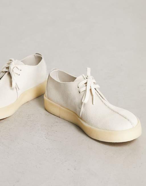 Clarks Originals – Trek Cup – Vita mockaskor, 4 av 4