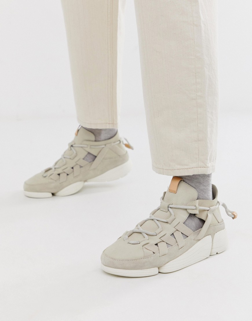 Clarks Originals - Trievo - Sneakers bianco sporco