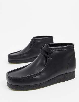 clarks mens black boots