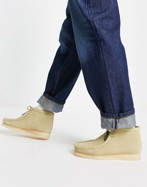 Clarks Originals - Wallabee - Bottines en daim - Érable, 3 de 4