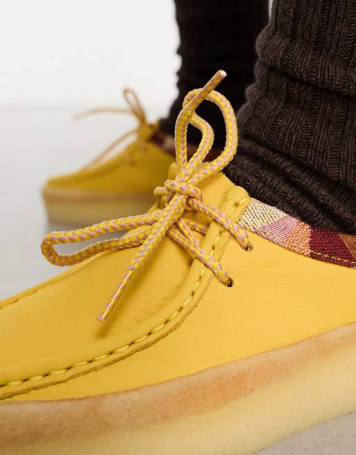 Clarks sneakers womens yellow on sale